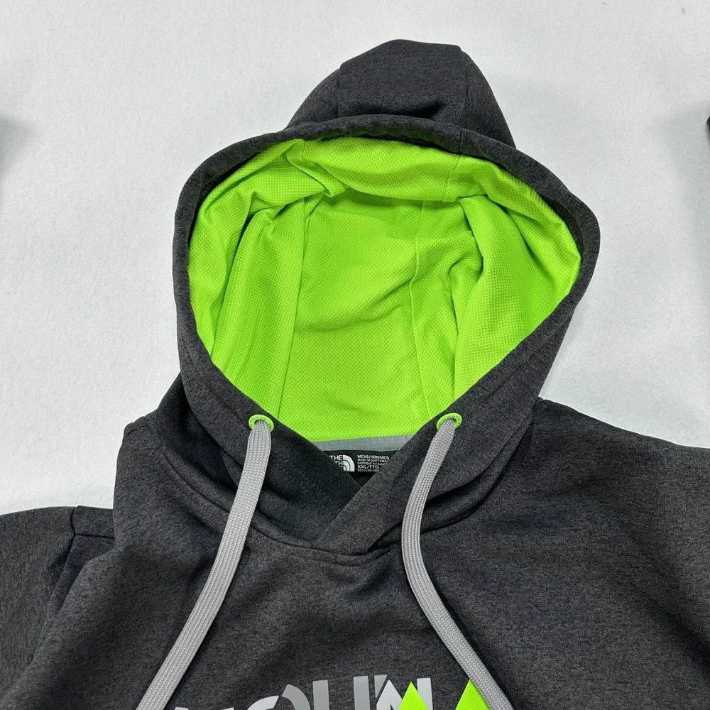 The North Face Hoodie Mens 2XL Gray Mountain Athletics Pullover Fleece Outdoors